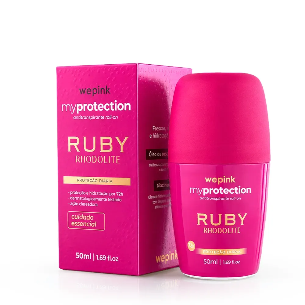 Desodorante Antitranspirante Roll-on MyProtection Ruby Rhodolite 50ml